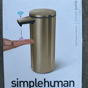 Simplehuman 9oz Rechargeable Stainless Steel Sensor Pump - Brass